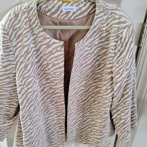 Womens Plus Size Open Blazer
